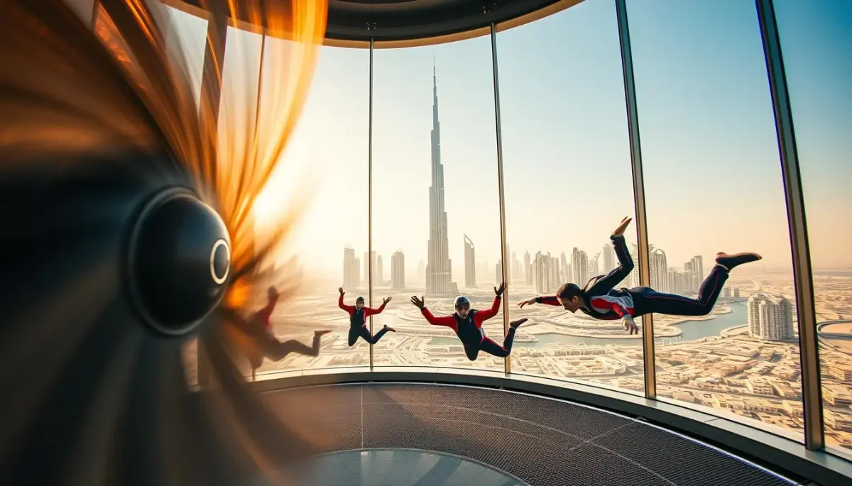 Tunnel del vento iFly Dubai