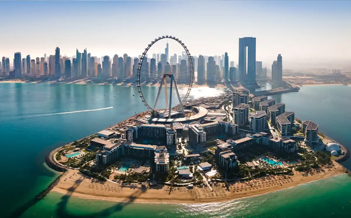 Vue à 360 degrés de Dubaï depuis Ain Dubai